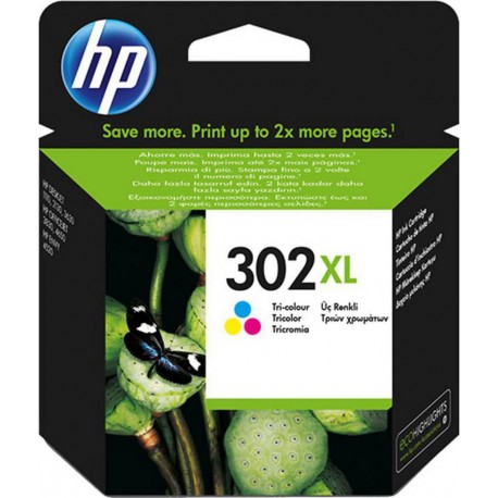 HP Cartouche d’Encre 302 XL Trois Couleurs