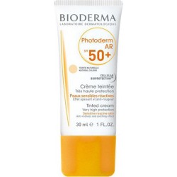 BIODERMA Photoderm AR SPF 50 + Crème Teintée Très Haute Protection Peaux Sensibles Réactives 40ml