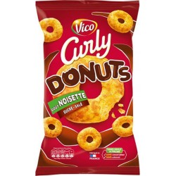 Vico Curly Donuts Goût Noisette Sucré-Salé 100g