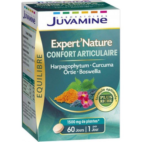 Juvamine Équilibre Expert’Nature Confort Articulaire Harpagophytum Curcuma Ortie Boswellia