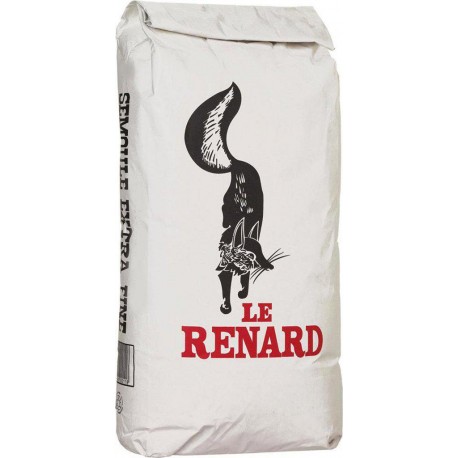 Le Renard Semoule Extra Fine de Blé Dur de Qualité Supérieure 5Kg