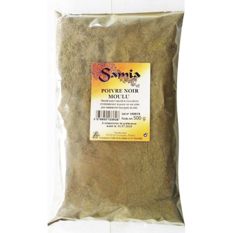 Samia Poivre Noir Moulu 500g