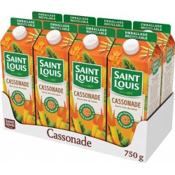 Saint Louis Cassonade Sucre Roux de Canne Non Raffiné 750g