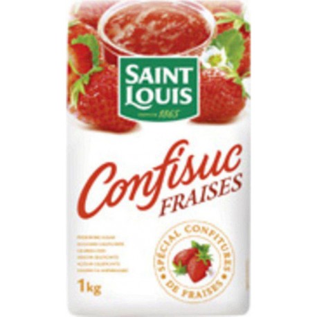 Saint Louis Confisuc Fraises Spécial Confitures de Fraises 1Kg