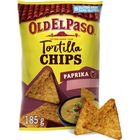 Old El Paso Tortilla Chips Paprika 185g