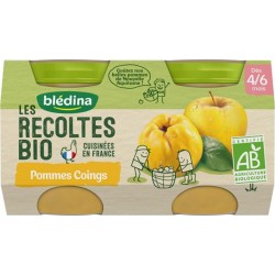 Blédina Les Récoltes Bio Pommes Coings