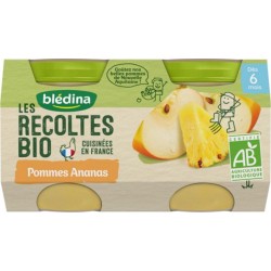 Blédina Les Récoltes Bio Pommes Ananas