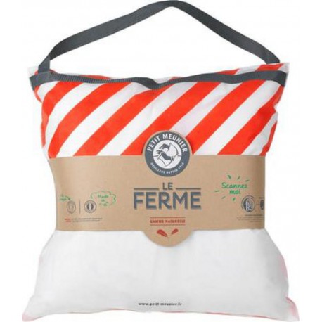 Petit Meunier Oreiller Petit Meunier ferme 10%duvet 90%plumettes 60x60cm