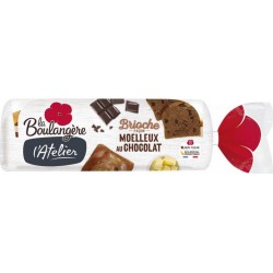 La Boulangère l’Atelier Brioche Façon Moelleux au Chocolat 400g