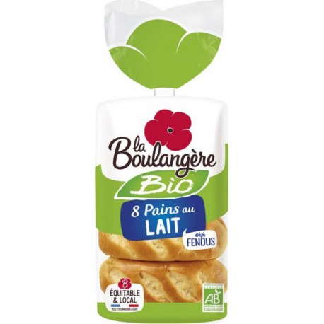 La Boulangère Bio 8 Pains au Lait 280g