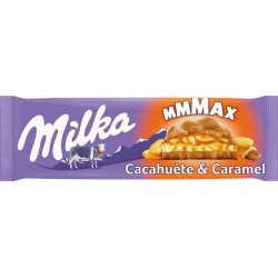 Milka Tablette Chocolat au Lait MMMAX Cacahuète & Caramel 276g