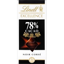 Lindt Excellence Noir Corsé 78% Cacao 100g