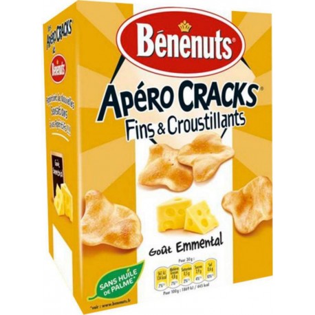 Bénénuts Apéro Cracks Emmental 90g