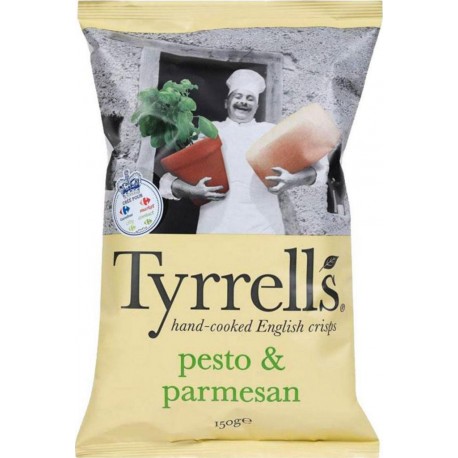 Tyrrells Tyrrell’s Chips Pesto et Parmesan 150g