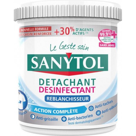 Sanytol Détachant Désinfectant Reblanchisseur Action Complète Maxi Format 450g