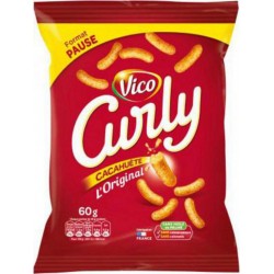 Vico Curly Cacahuète 60g