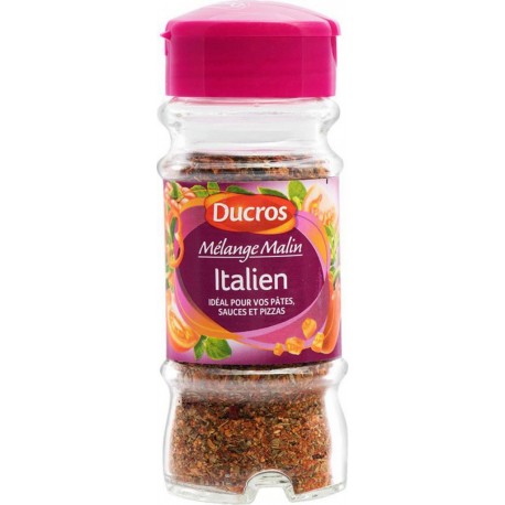 Ducros Mélange Malin Italien Idéal pour vos Pâtes, Sauces et Pizzas 32g (lot de 3)