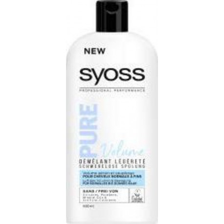 SYOSS Aprés Shampoing PURE VOLUME 500ml