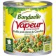 Bonduelle Vapeur Extra Fondants Petits Pois Doux & Carottes Préparés 530g (lot de 10)