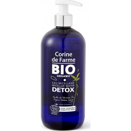 CORINE DE FARME Eau micellaire detox bio 50cl flacon 500ml