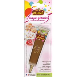 Vahiné Crayon Pâtissier Goût Chocolat Noisette Sans Huile de Palme 23g (lot de 3)