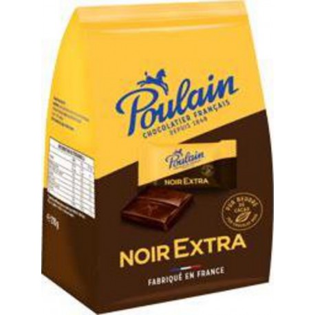 POULAIN SACHET CARRES CHOCOLAT NOIR EXTRA 210g