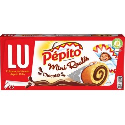 LU Pépito Mini Roulés Chocolat 150g (lot de 6)