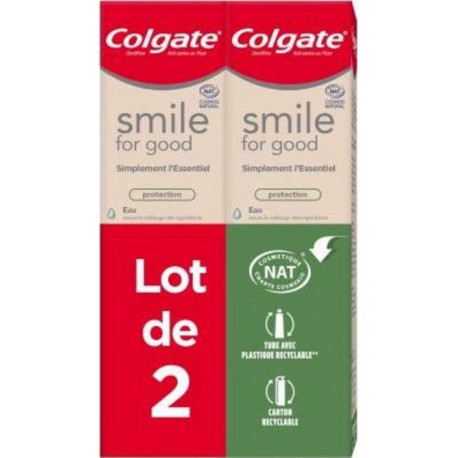 Colgate smile for good protection 2x75ml tube 75ml