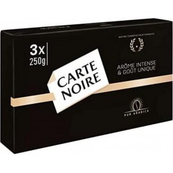 CARTE NOIRE Café moulu 3x250g