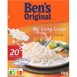 Ben's Original Riz Long Grain Tradition 20 minutes Sachet Cuisson