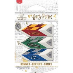 MAPED 3 GOMMES PYRAMIDE Harry Potter